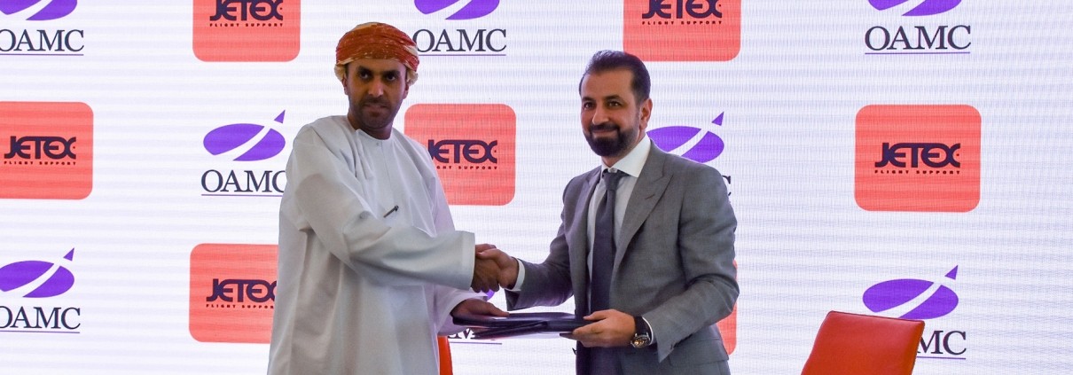 Jetex and OAMC Signing Ceremony Dubai Airshow 2