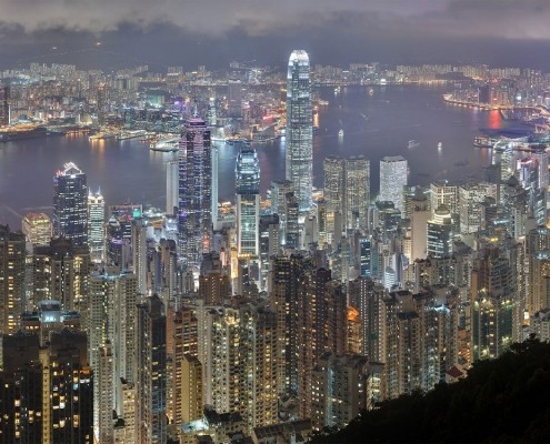 Photo of Hongkong night skyline