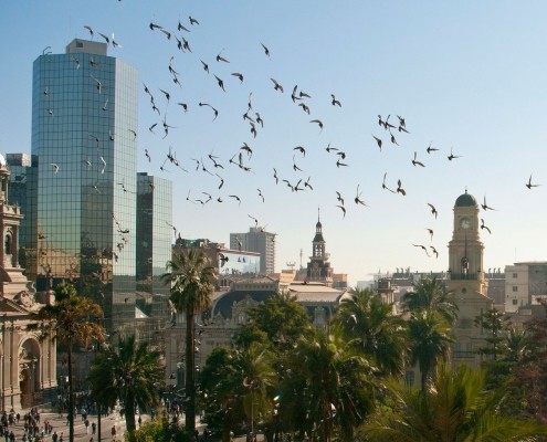 photo of the beautiful city of Santiago Chile