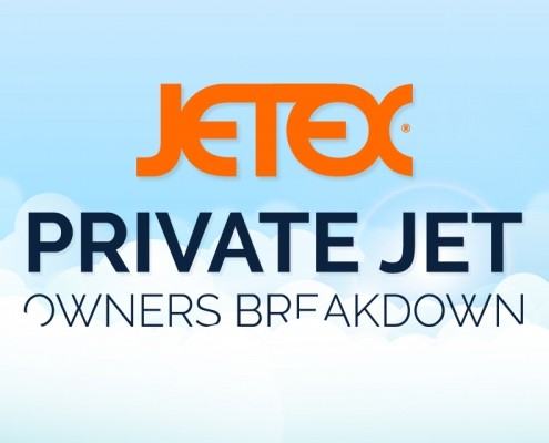 Private Jet Inforgraphic Banner