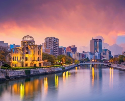 Hiroshima skyline