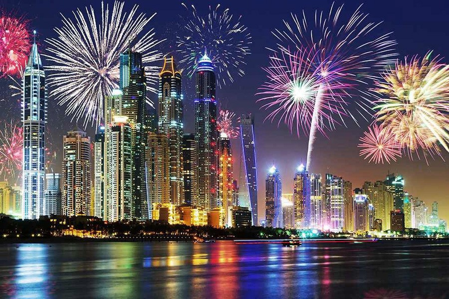 UAE National Day Fireworks