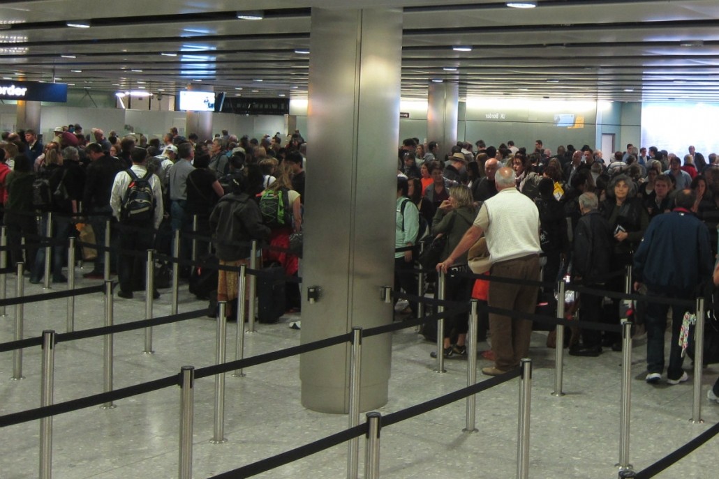 Flying Private For the Holiday Season - Airport queue